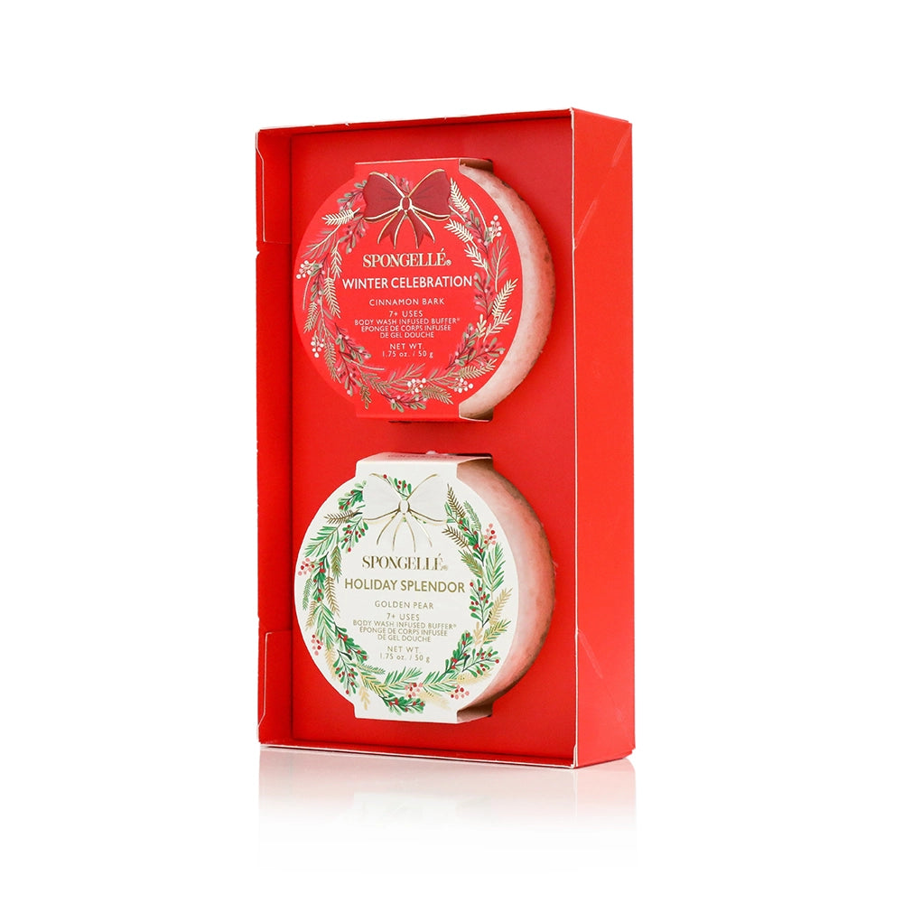 Spongelle Holiday Wreath Gift Set