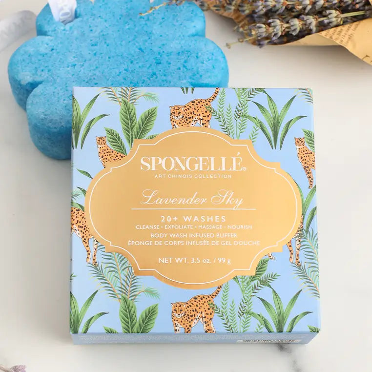 Spongelle Lavender Sky Art Chinois Body Buffer