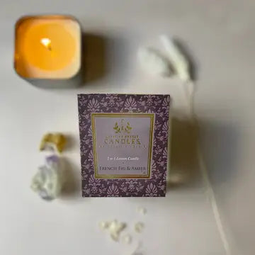 Lotion Candle - French Fig & Amber Travel Tin
