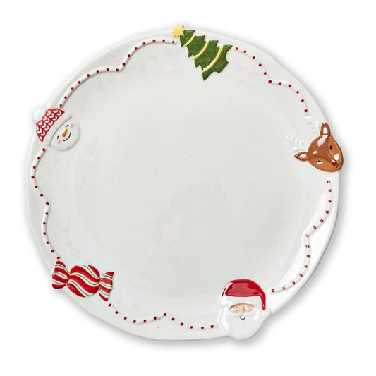 Holiday Cheer Round Platter