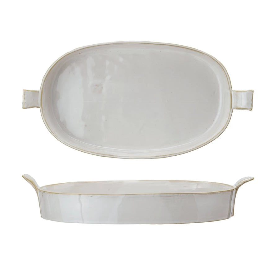 Stoneware Baker with Handles 1.5Qt