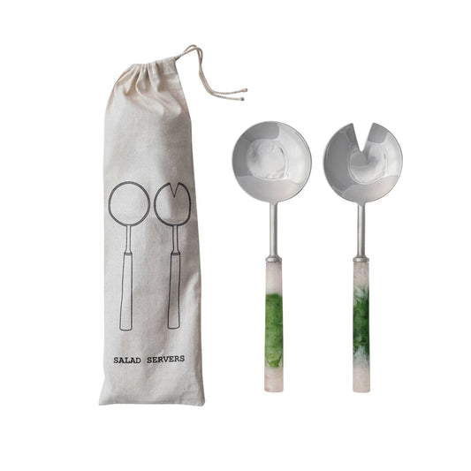 Stainless Steel Salad Servers Set