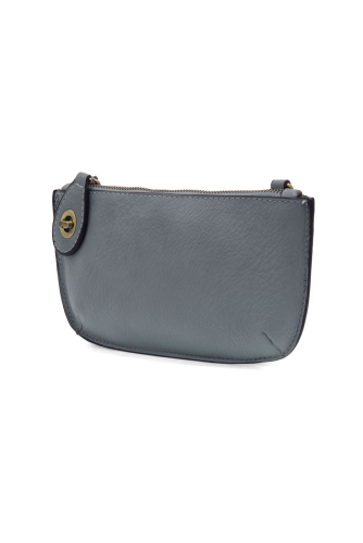 Joy Susan Mini Crossbody Wristlet Clutch Blue Grey