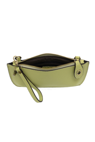 Joy Susan Mini Crossbody Wristlet Clutch Kiwi