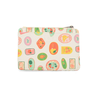 Joy Susan White Farmers Market Penny Mini Travel Wallet