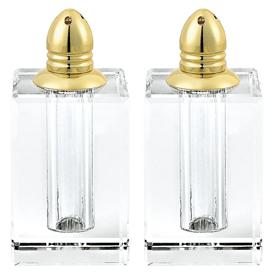 Badash Crystal Spirit Gold Salt & Pepper Set