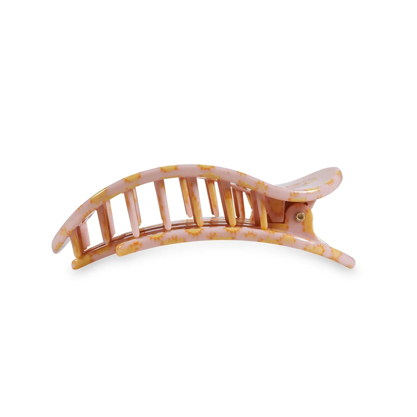 Teleties Sunny Days Ahead Round Flat Hair Clip Medium