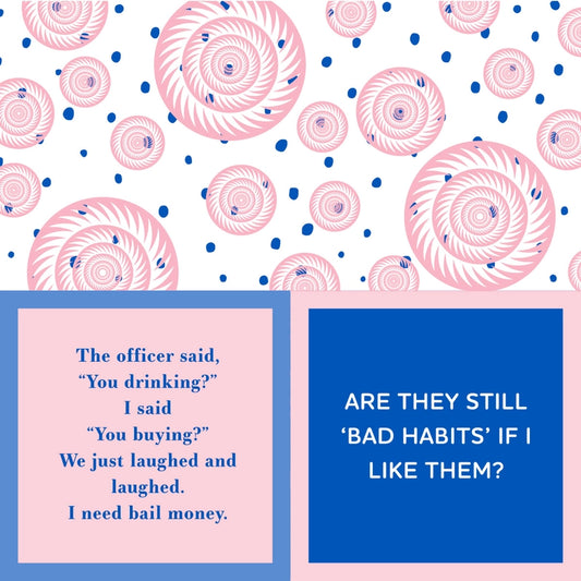 Cocktail Napkin You Drinking/Bad Habits
