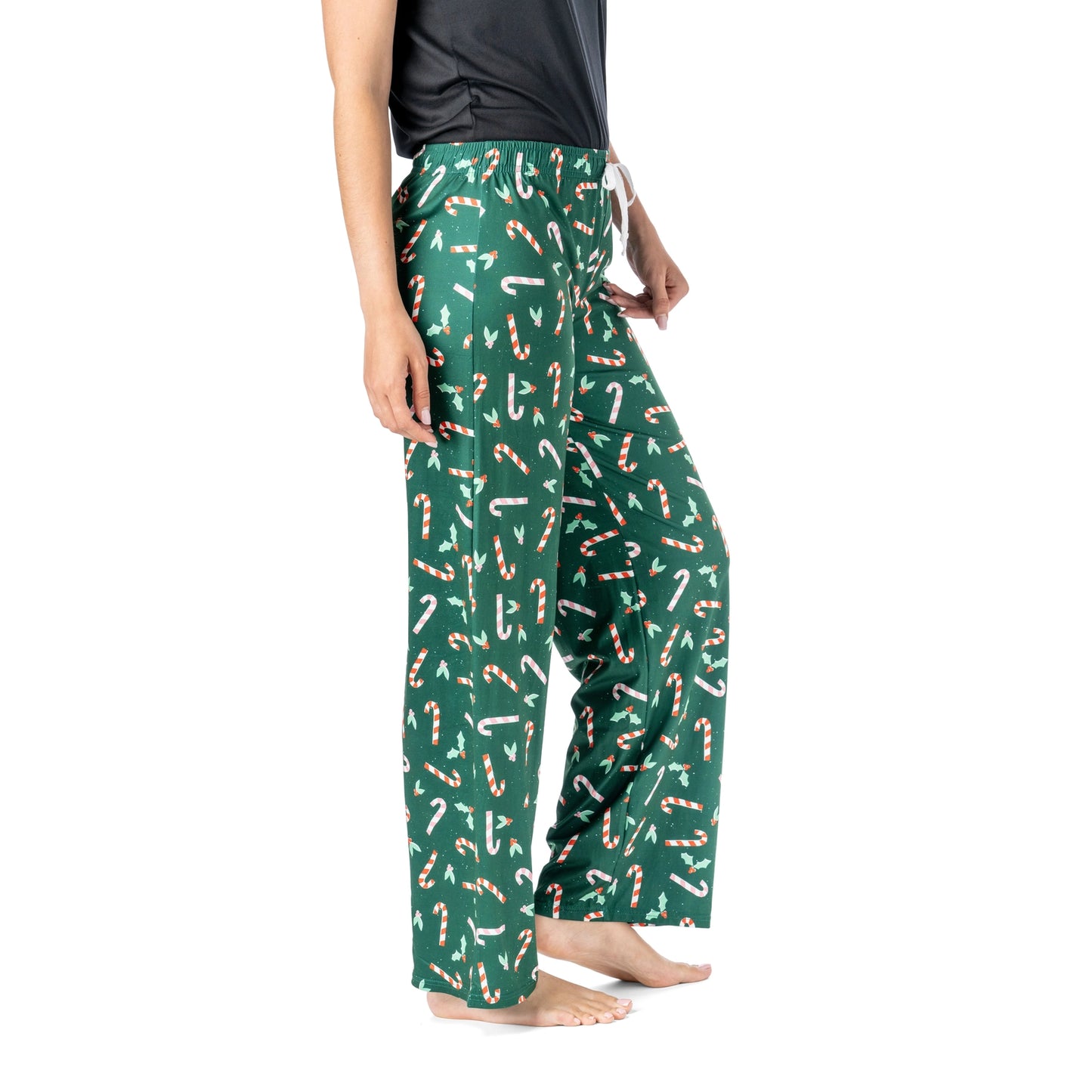 Hello Mello Peppermint Twist Holiday Pants M/L