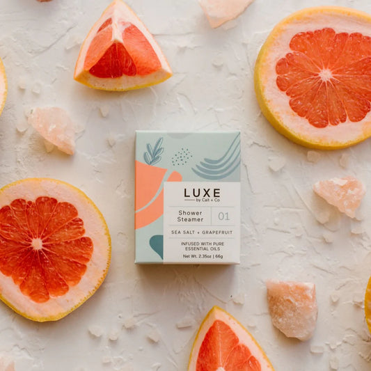 LUXE Sea Salt + Grapefruit Shower Steamer