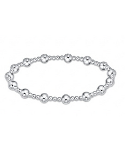 eNewton Extends Classic Sincerity 5mm Bead Bracelet Sterling