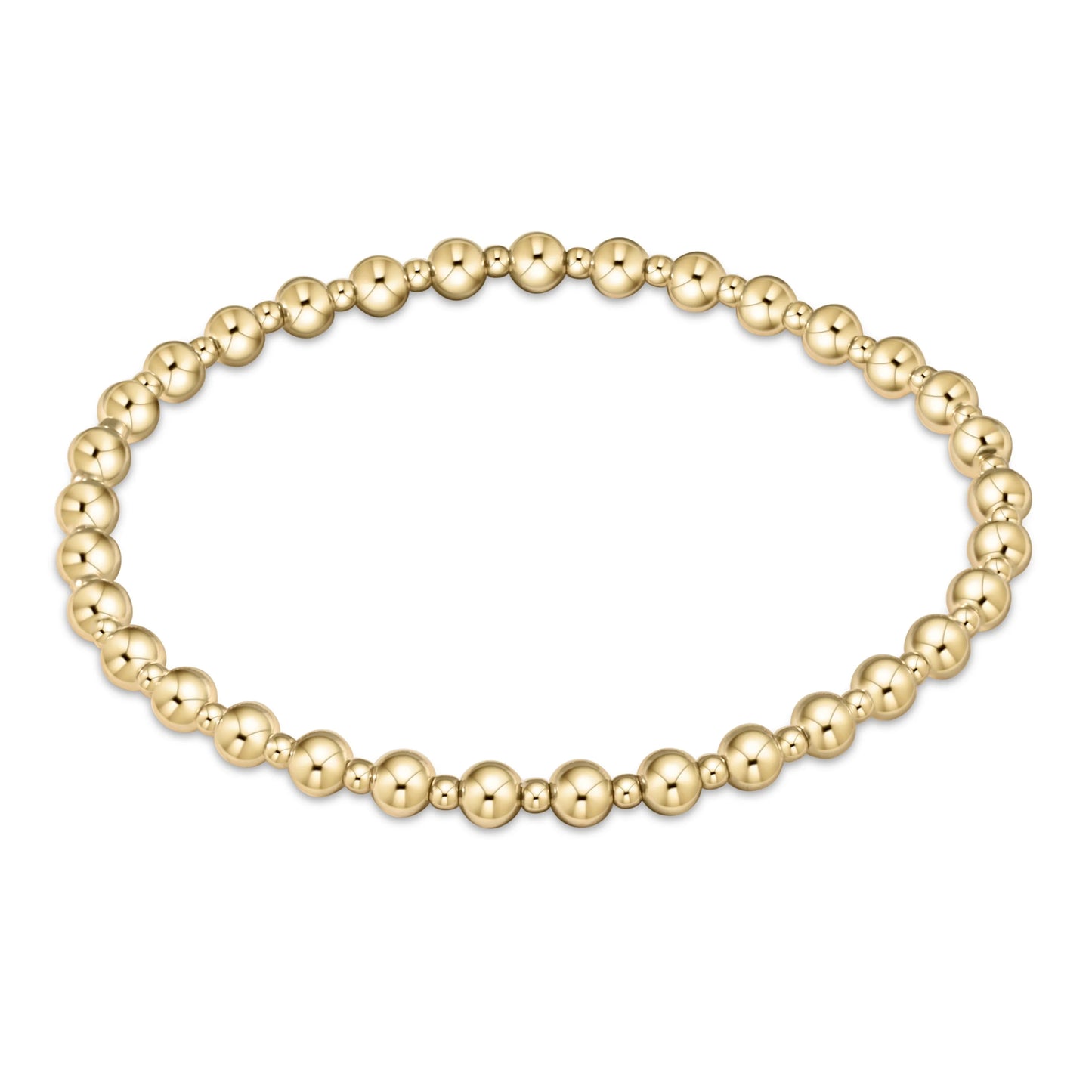 enewton Grateful Bracelet - 3mm Gold Beads