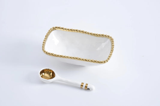Pampa Bay Golden Beaded Set