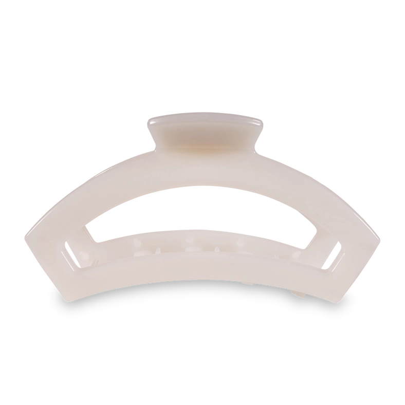 Teleties Coconut White Hair Clip Large