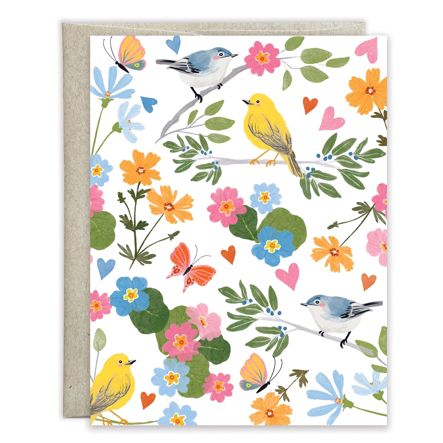 Gina B. Designs Songbirds and Flowers Notecards