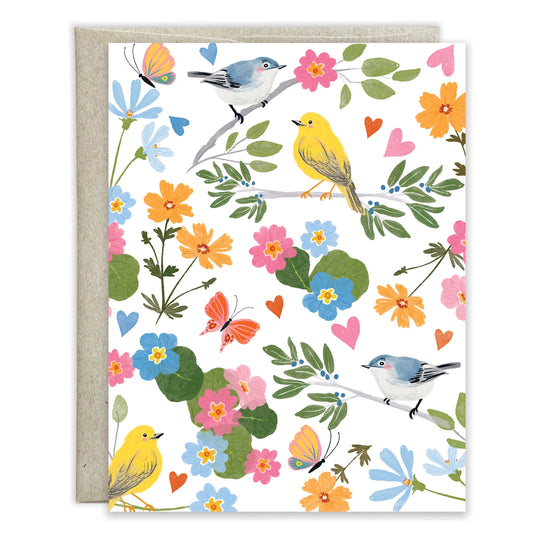 Gina B. Designs Songbirds and Flowers Notecards
