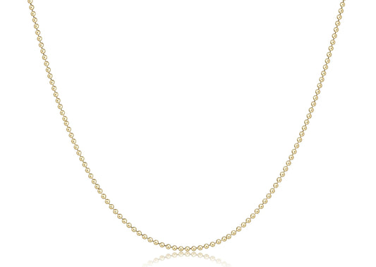 eNewton 17" Choker Classic Beaded Gold Chain