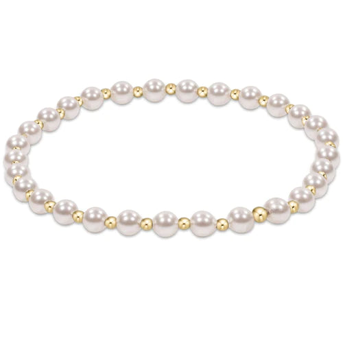 eNewton Classic Grateful 4mm Pearl Bracelet