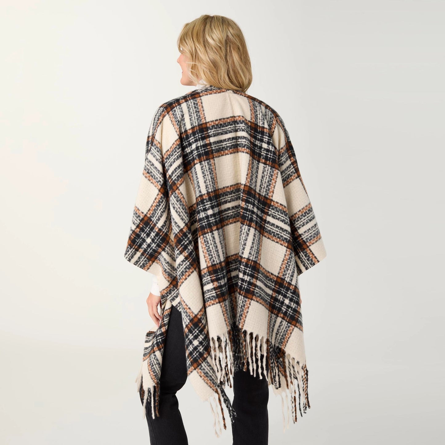 Coco + Carmen Harrison Plaid Wraps