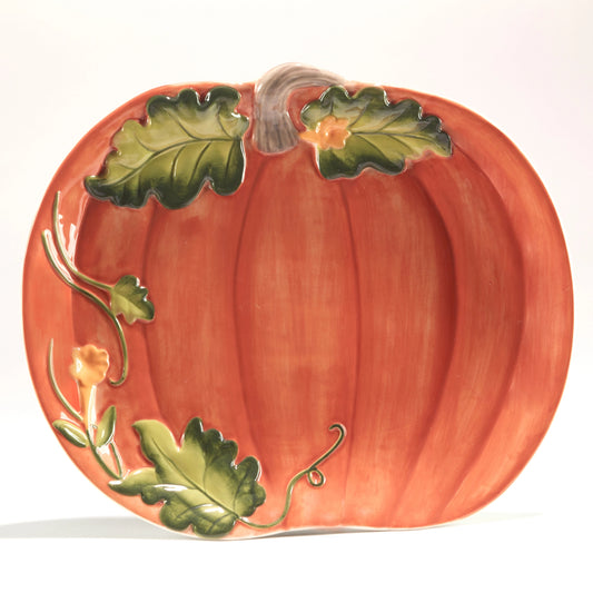 Harvest Morning Pumpkin Platter