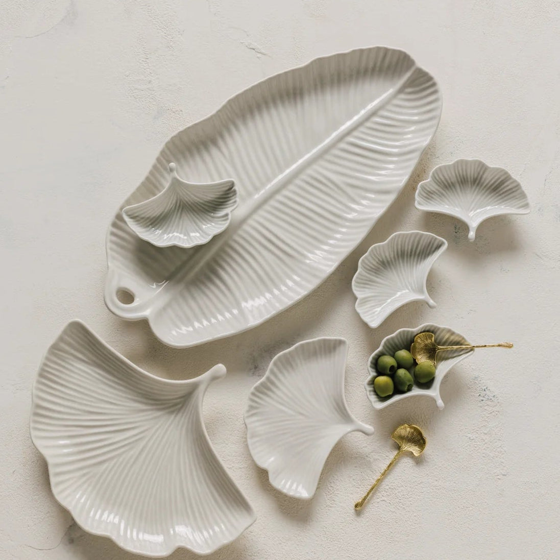 Leaflet Serving Platter
