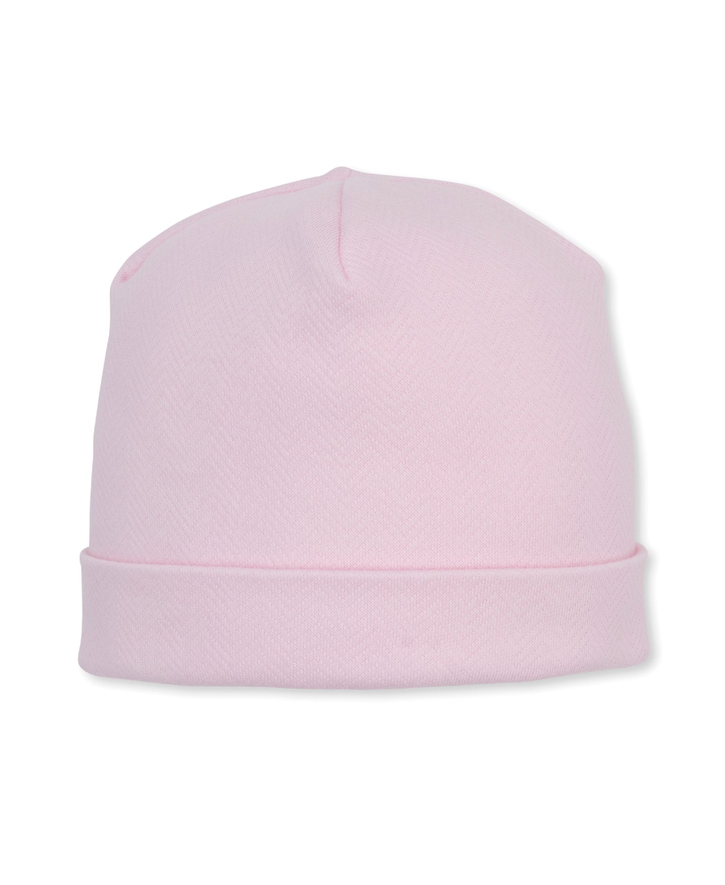 kissy kissy pink jacquard baby hat