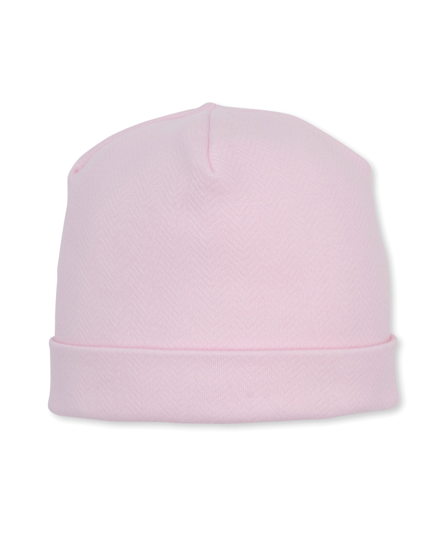 kissy kissy pink jacquard baby hat