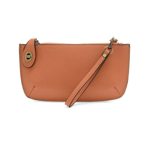 Joy Susan Mini Crossbody Wristlet Clutch Peach