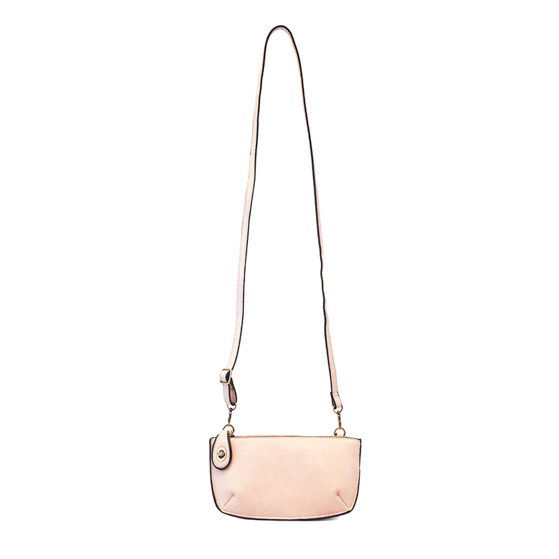 Joy Susan Mini Crossbody Wristlet Clutch Eggshell Pink