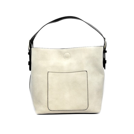 Joy Susan Classic Hobo Handbag Stone