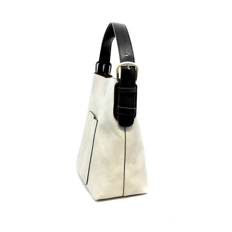Joy Susan Classic Hobo Handbag Stone