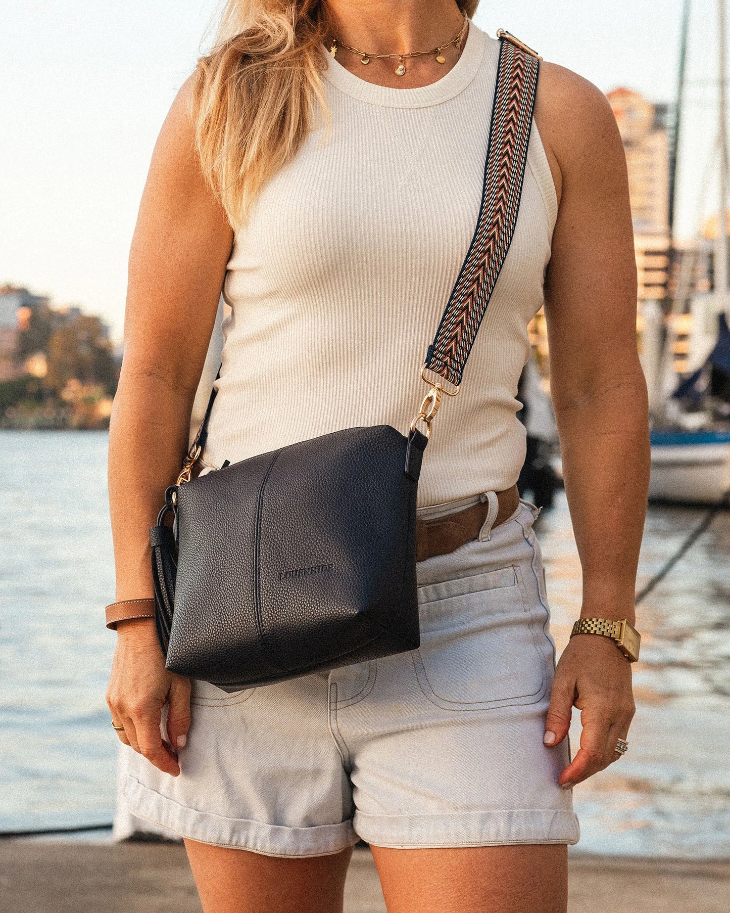 Louenhide Kasey Eddie Crossbody Bag Navy
