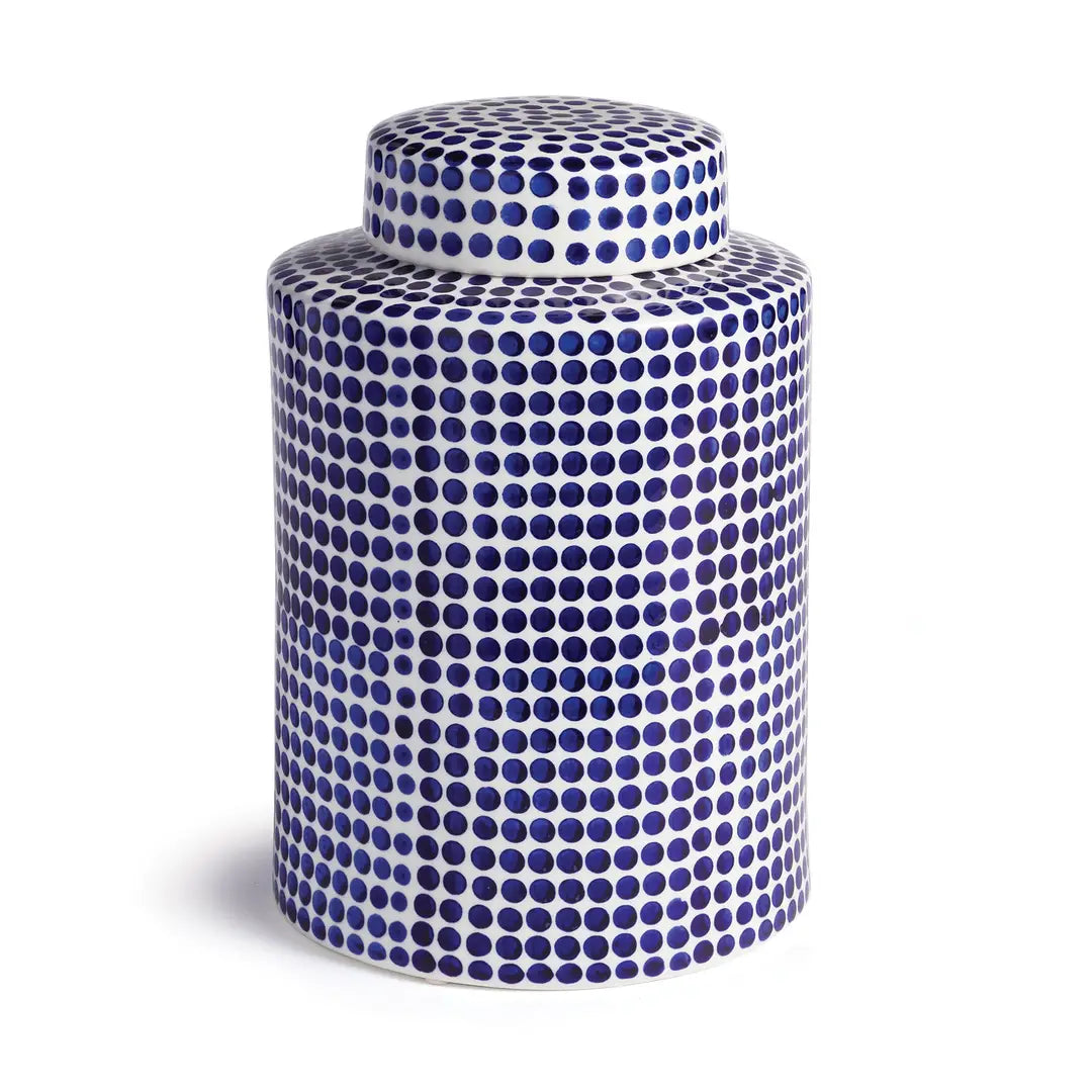 Napa Home Dover Blue Dot Jar