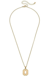 Ohio State Buckeyes 24K Gold Plated Pendant Necklace by canvas style