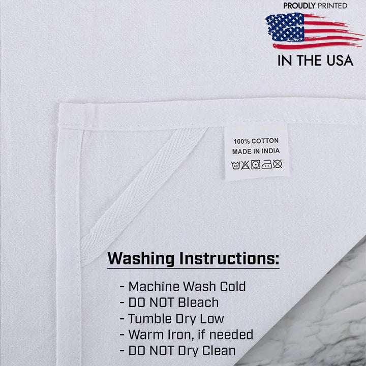 Ohio State Map Dish Towel