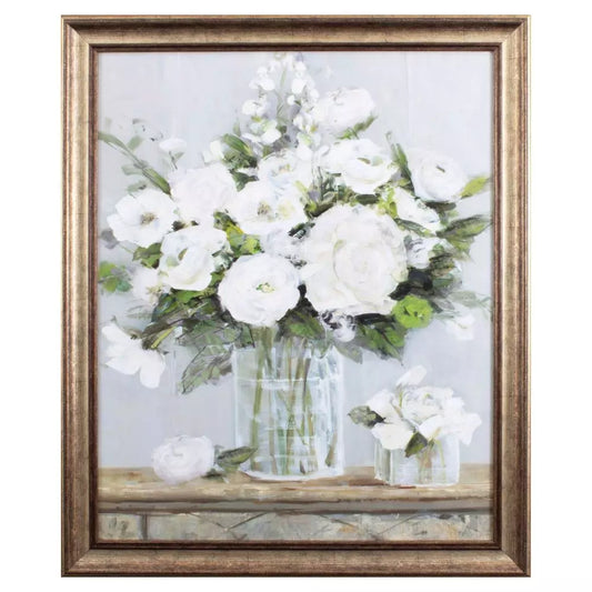 Cottage Whites Framed Print by Paragon