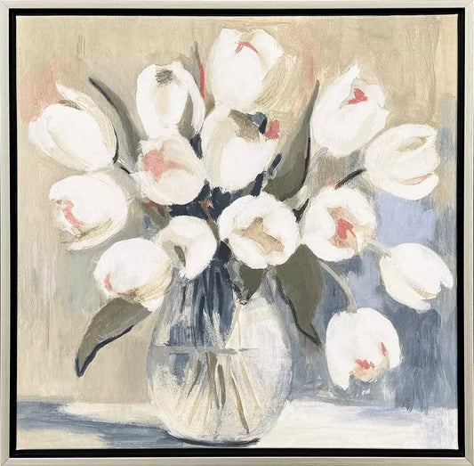 White Tulips By Paragon
