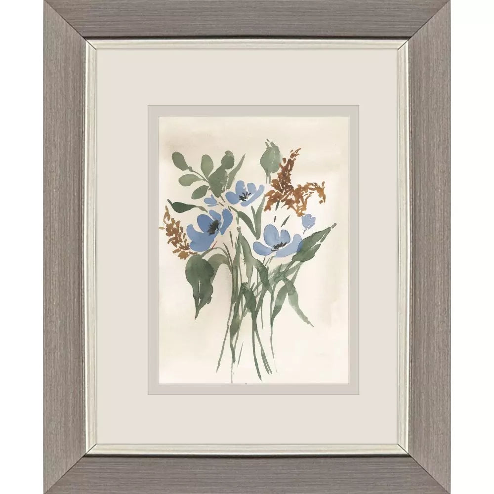 Blue Cosmos-2 Framed Art by Paragon
