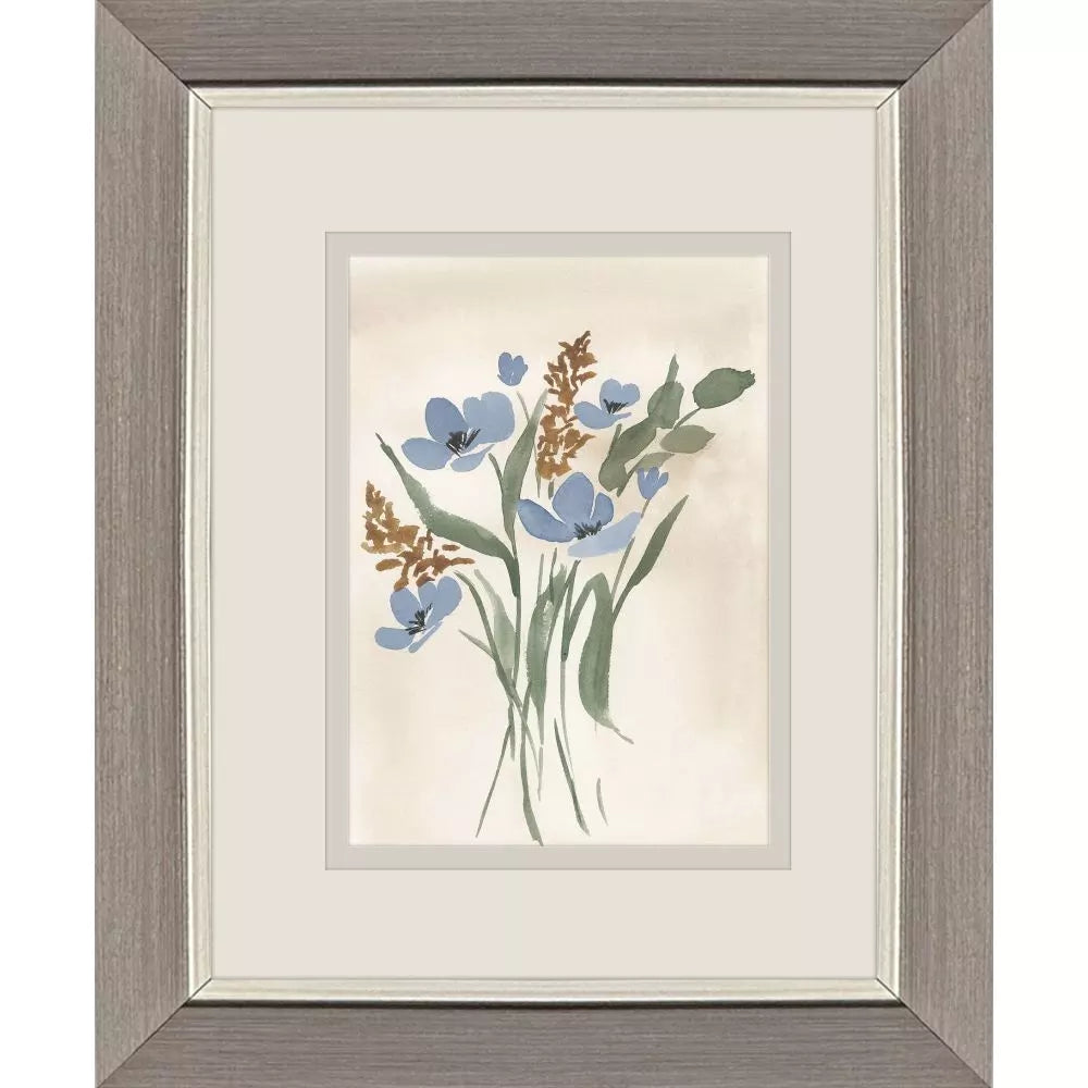 Blue Cosmos-1 Framed Art by Paragon