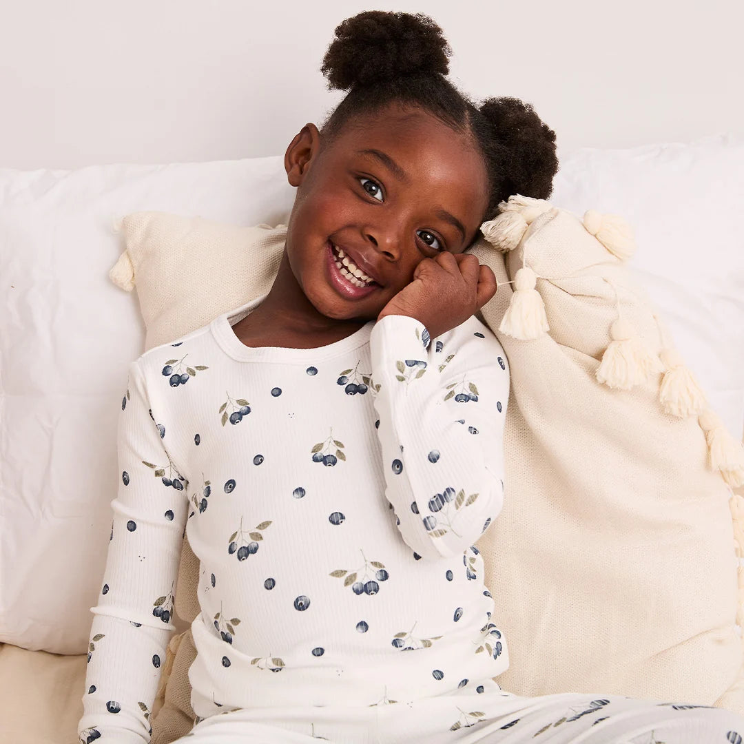 Petit Lem Blueberries Toddler 2pc PJ Set