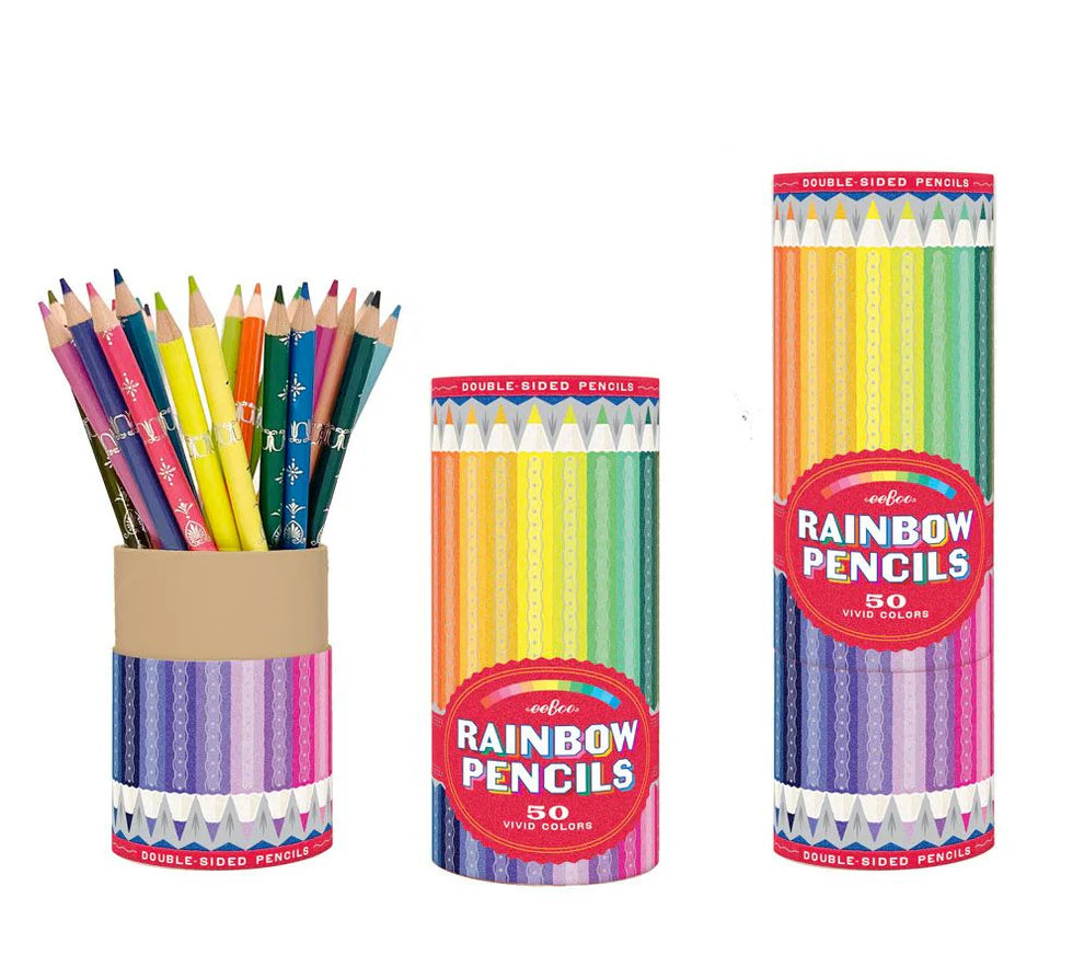 Rainbow 25ct Double Sided Pencils