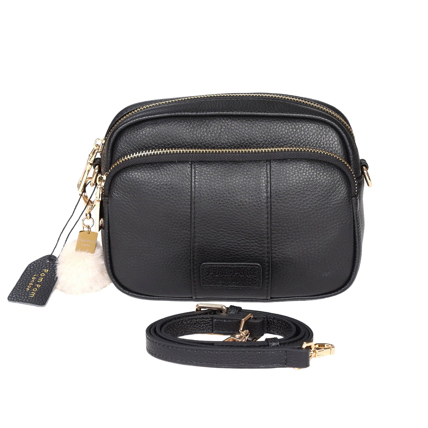 Pom Pom London Original Bag Black & Accessories