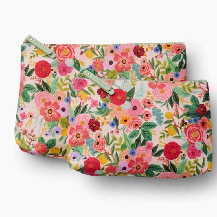 Rifle Paper Garden Party Zippered Pouch Set