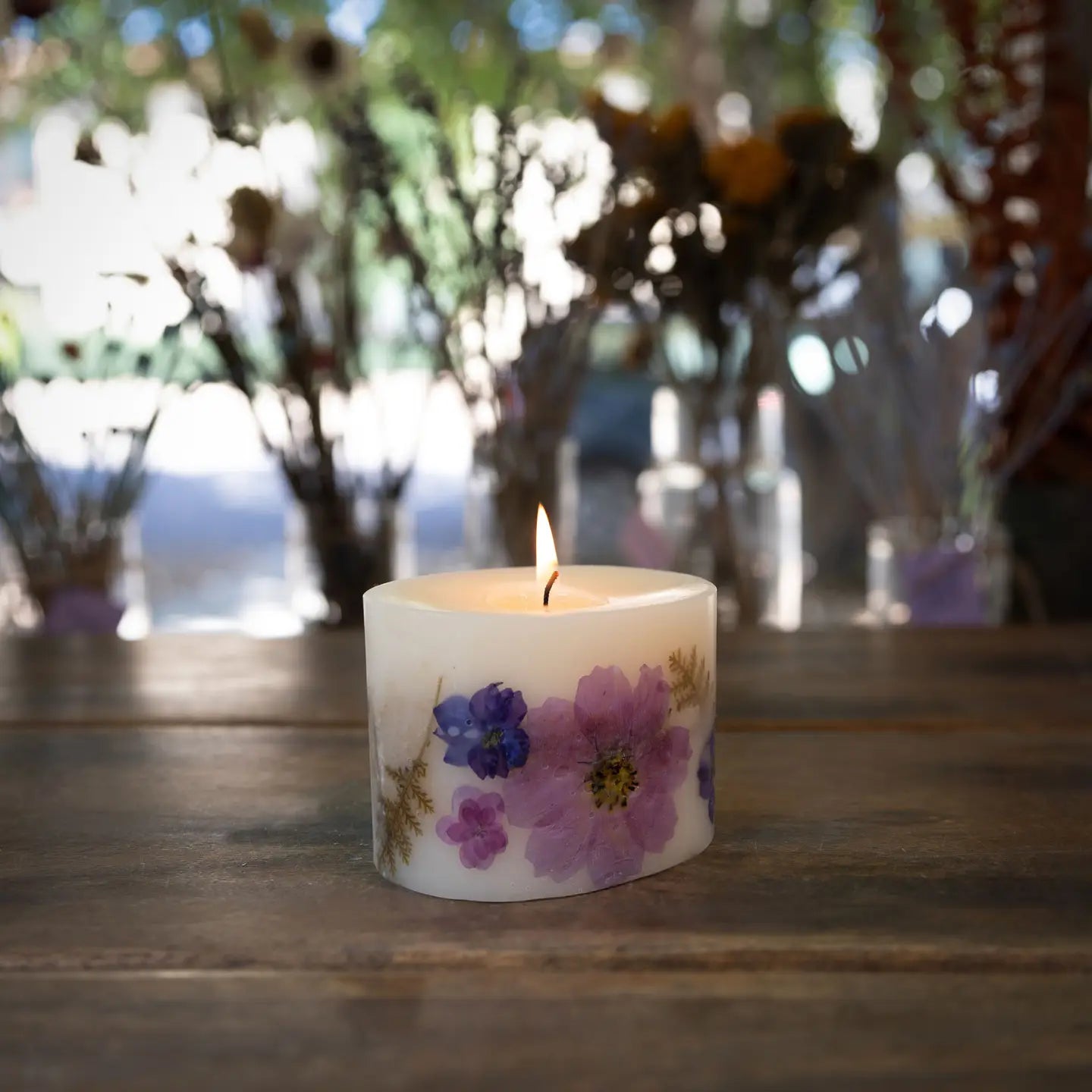 Rosy Rings Roman Lavender Petite Oval Candle
