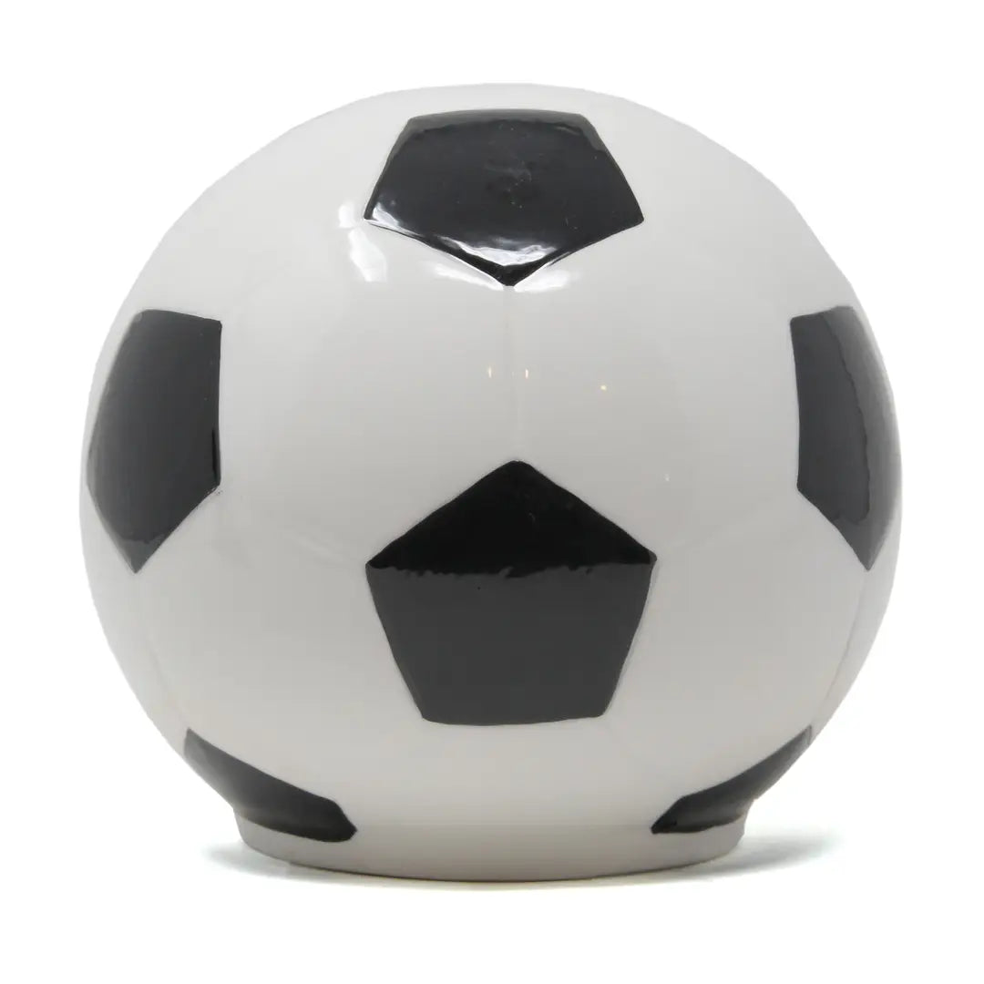 ceramic soccer ball piggy bank