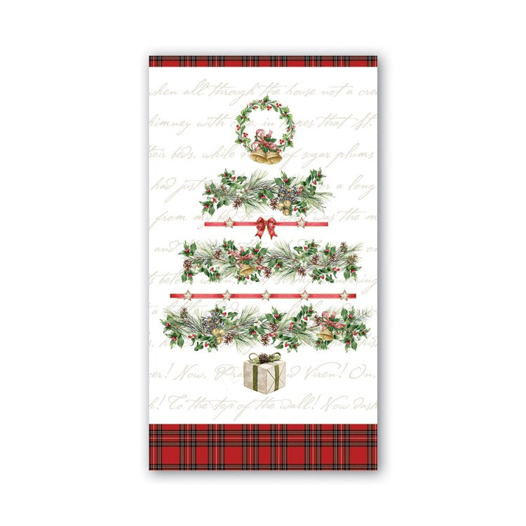 Michel Design Works Holiday Garland Hostess Napkin