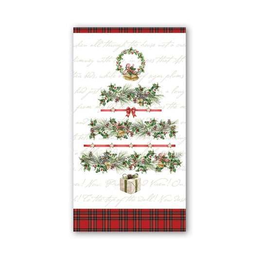Michel Design Works Holiday Garland Hostess Napkin