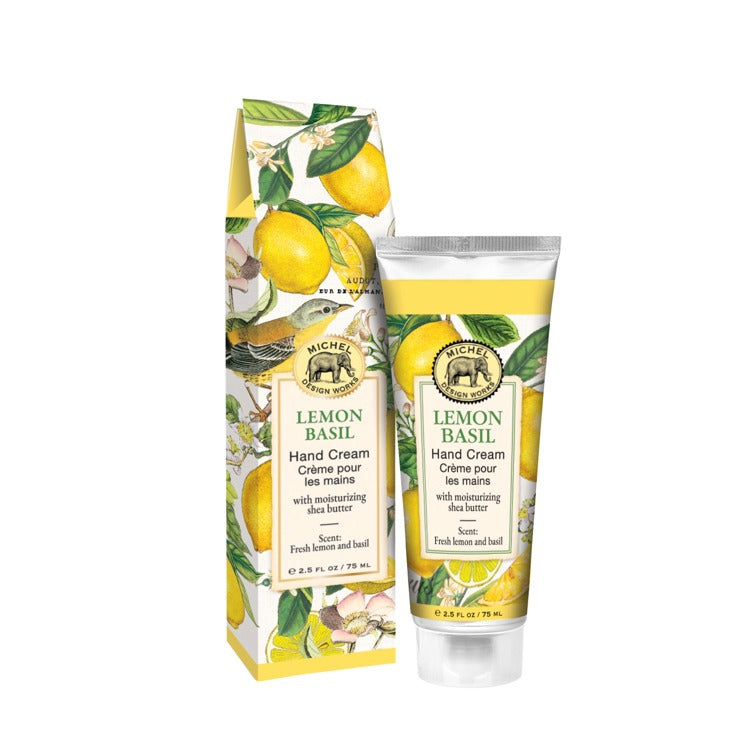 Michel Design Works Lemon Basil Hand Cream 2.5oz