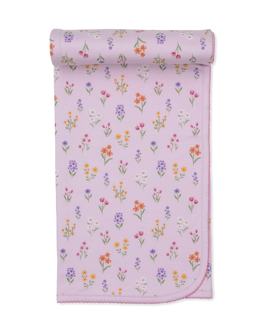 Kissy Kissy Summer Wildflowers Knit Blanket