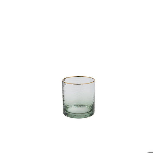 Giselle Green Rocks Glass